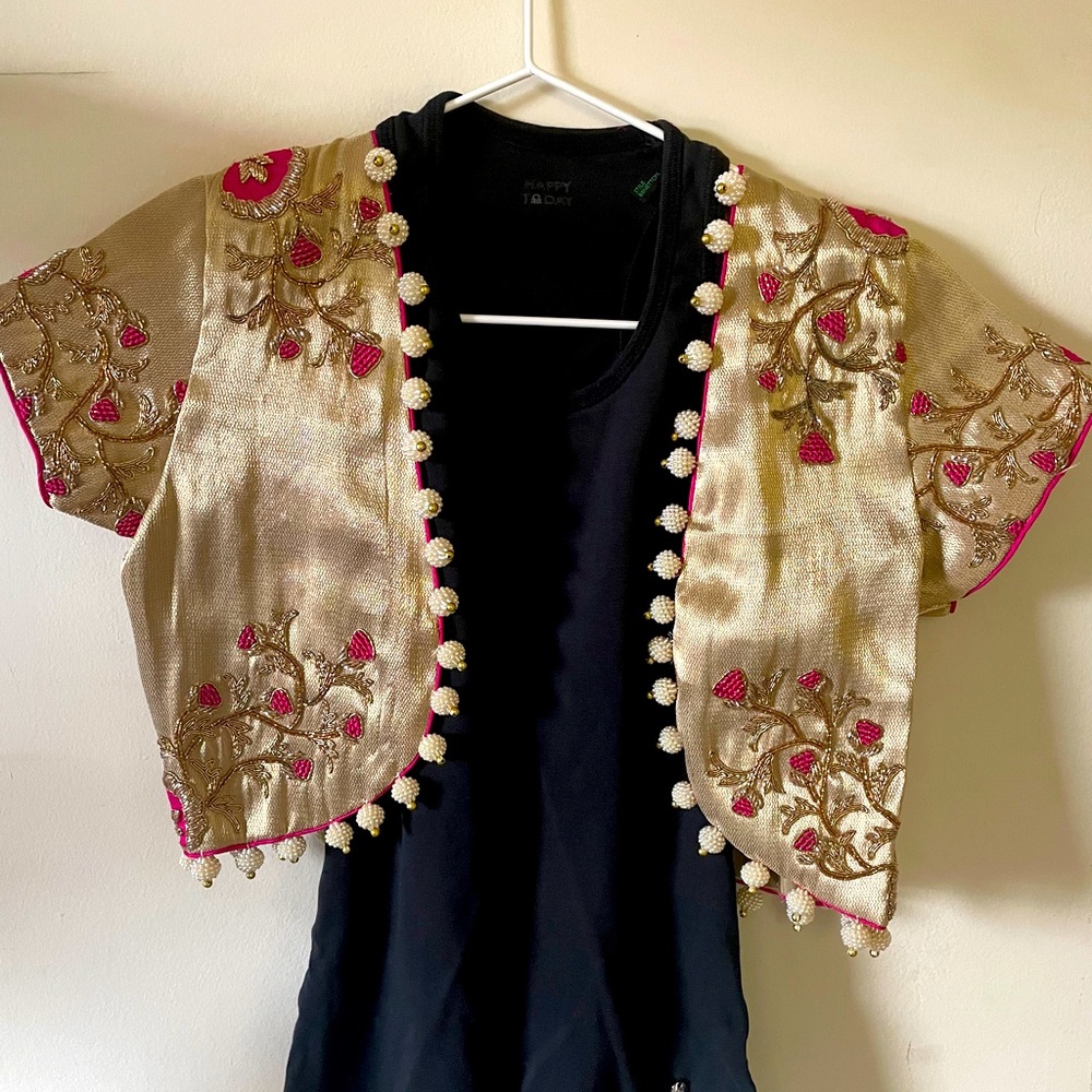 Indian boho chique embroidered outfit
